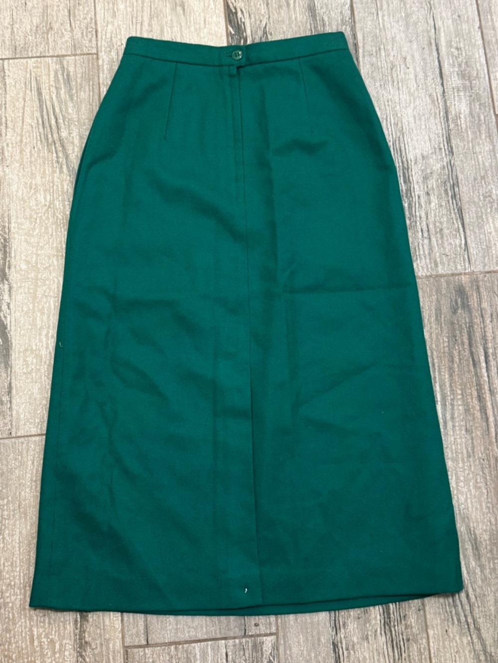 VTG Tailored Emerald Green Midi Pencil Skirt
